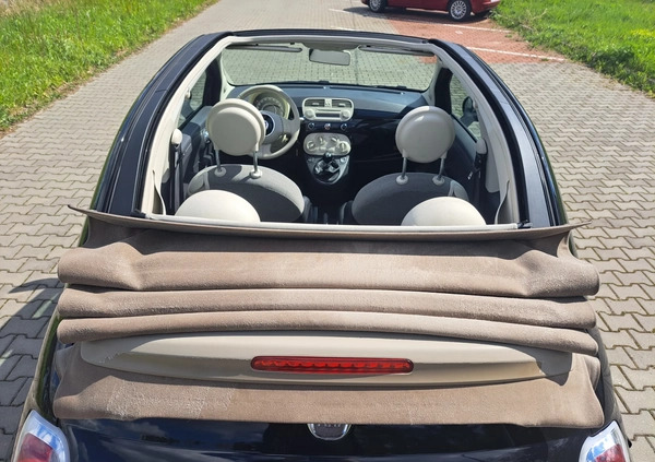 Fiat 500 cena 20900 przebieg: 159000, rok produkcji 2011 z Płoty małe 562